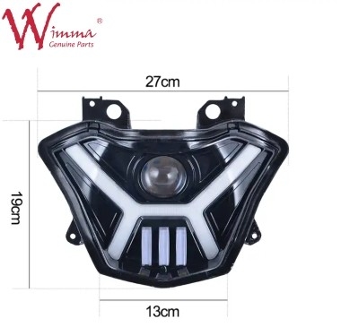 LED Far Kawasaki Z650 ve Versys X 300 için zarif siyah