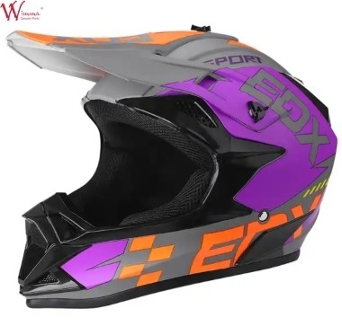 Motocross Bisiklet Kaskları Bisiklet İniş Motosiklet Kaskları Bisiklet Motosiklet Sürüş Erkekler İçin Özel Logo DOT Sertifikasyonu