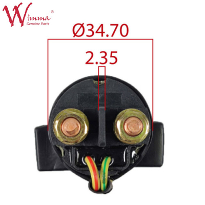 Motosiklet Elektrik Relay Siyah Renk XY12530A Çinli Üretici Plastik