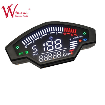 Motosiklet Hız Elektronik Meter Özel Dijital LCD RT200-10 A Derecesiyle