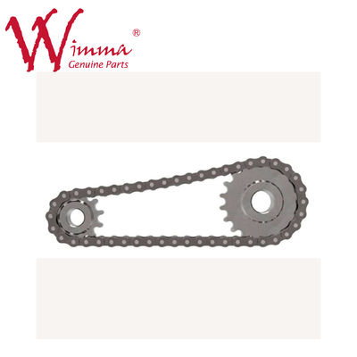 Motosiklet Yarışı O Halka Zinciri Ve Çubuk Set OEM Kaliteli Alu Alaşım 428H-114L