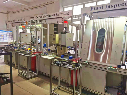 Pencere düzenleyicisi üretim hattı düzenleyici makine Çinli üreticisi JIG, ISO9001 cam
