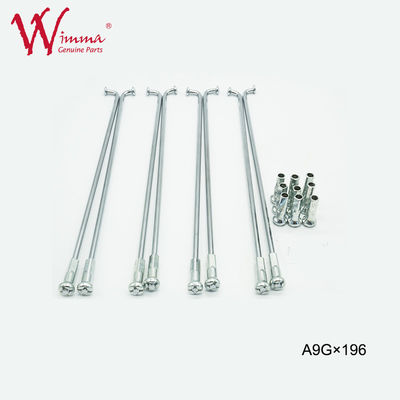 Motosiklet Spoke Set With Nipples Wholesale Yüksek Kalite A9G 196mm Uzunluklu Kirli Bisiklet